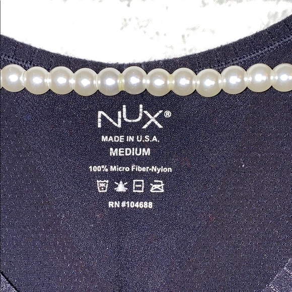 Nux yoga black compression tank top M workout - Picture 5 of 5